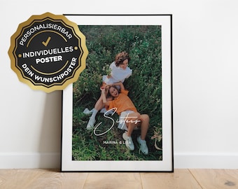 Personalizable poster: 'Sisters' for sisters