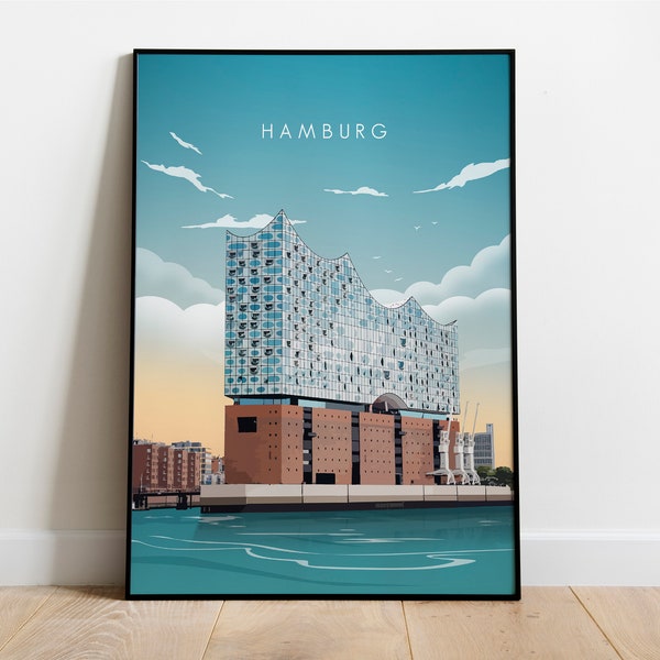 Hamburg poster Etsy.de