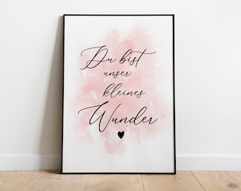 Poster: Du bist unser kleines Wunder, Rosa