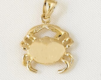 26 mm Jewels Obsession Crab Pendant 14K Rose Gold Crab Pendant 26 mm Jewels Obsession Crab Pendant 14K Rose Gold Crab Pendant