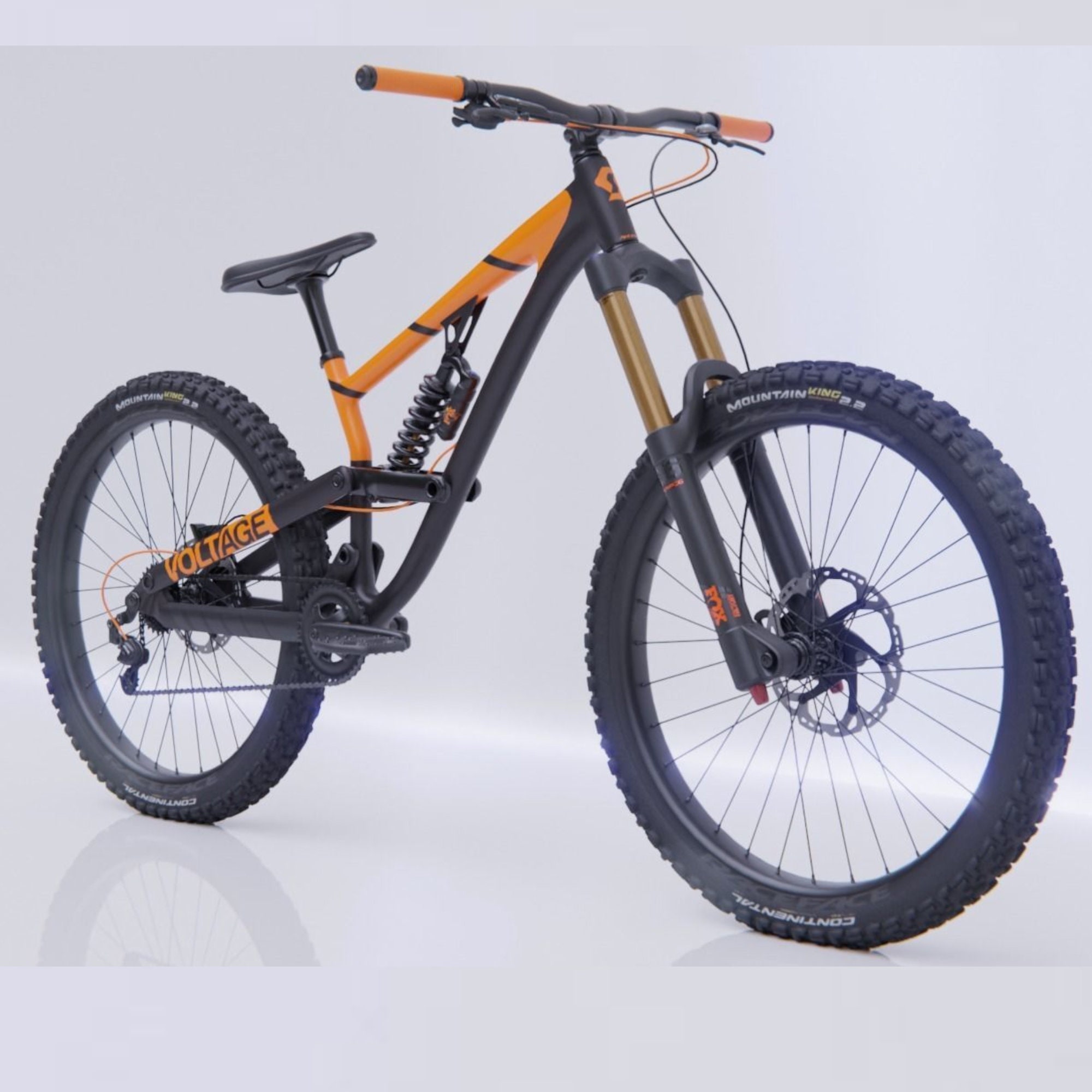 Limited Stock Mountain Rigged Scott Voltage FR DH MTB Bicycle Low poly 3D Model Blend Dae Fbx Obj Usd Pbr Rig L poly Files Download Etsy