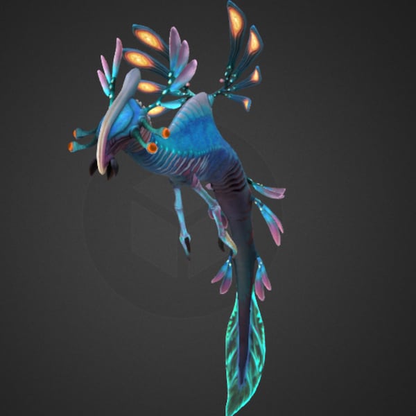 Avatar Alien Bird Lily Paddler 3D fbx Original format USDZ, glTF , GLB Files Instant Download