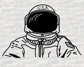 Astronaut Svg - Astronaut - Space Svg - Astronaut cut file - Outer Space Svg - NASA Svg - Astronaut tshirt file - Space tshirt file