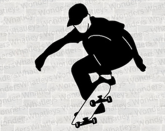 Skateboard SVG - Skateboard Cut File - Skateboard Tshirt bestand - Skateboarder SVG - Sport SVG - Board Svg