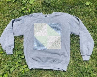 Quilted Sweatshirt