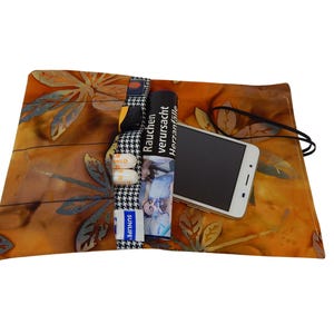 Tabakbeutel, Herbstlaub, Tabaktasche, Tabaketui, Dreher Tasche, Aufbewahrung unterwegs, Utensilo, kleine Tasche, Ordnungshelfer Handtasche