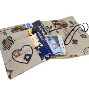 Tabakbeutel, Eulen, Tabaktasche, Tabaketui, Drehertasche, Aufbewahrung für unterwegs, Utensilo, kleine Tasche, Ordnungshelfer