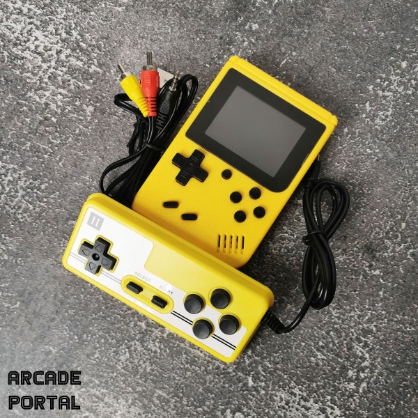 Handheld Game Consoles, Portable Retro Video Game Console, Single & Multiplayers, Connected to TV | Gift for Family, Kid, Friend, Him, Gamer