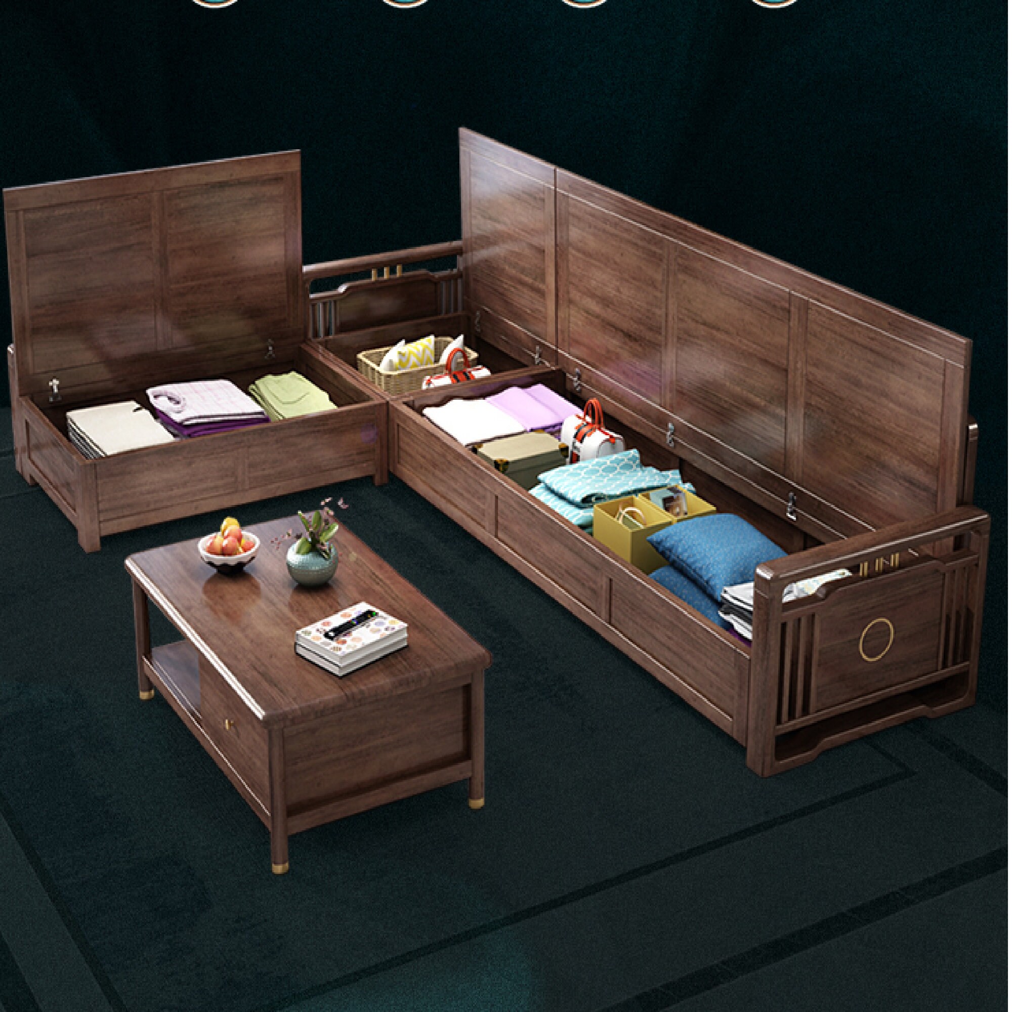 Voll massiv Holz Sofa Wohnzimmer ist modern und vertraglich | Etsy