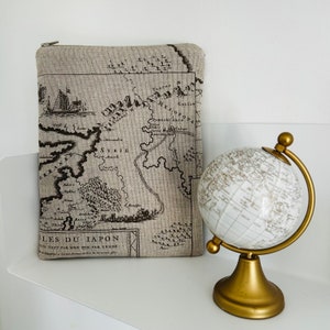 Capa de livro - Mapa antigo (tamanho de sua escolha)