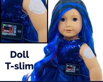 Tandem X2 Pump WarriorBuddy™  Accessory Set With Mini Overlay Patches for 18-Inch Doll Companions- Doll Not Included