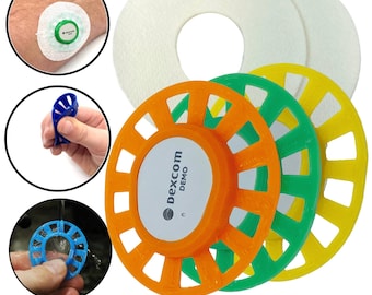 Dexcom G7 GripShield® Multi-Pack, Reusable Flexible Sensor Cover + Sample Patches