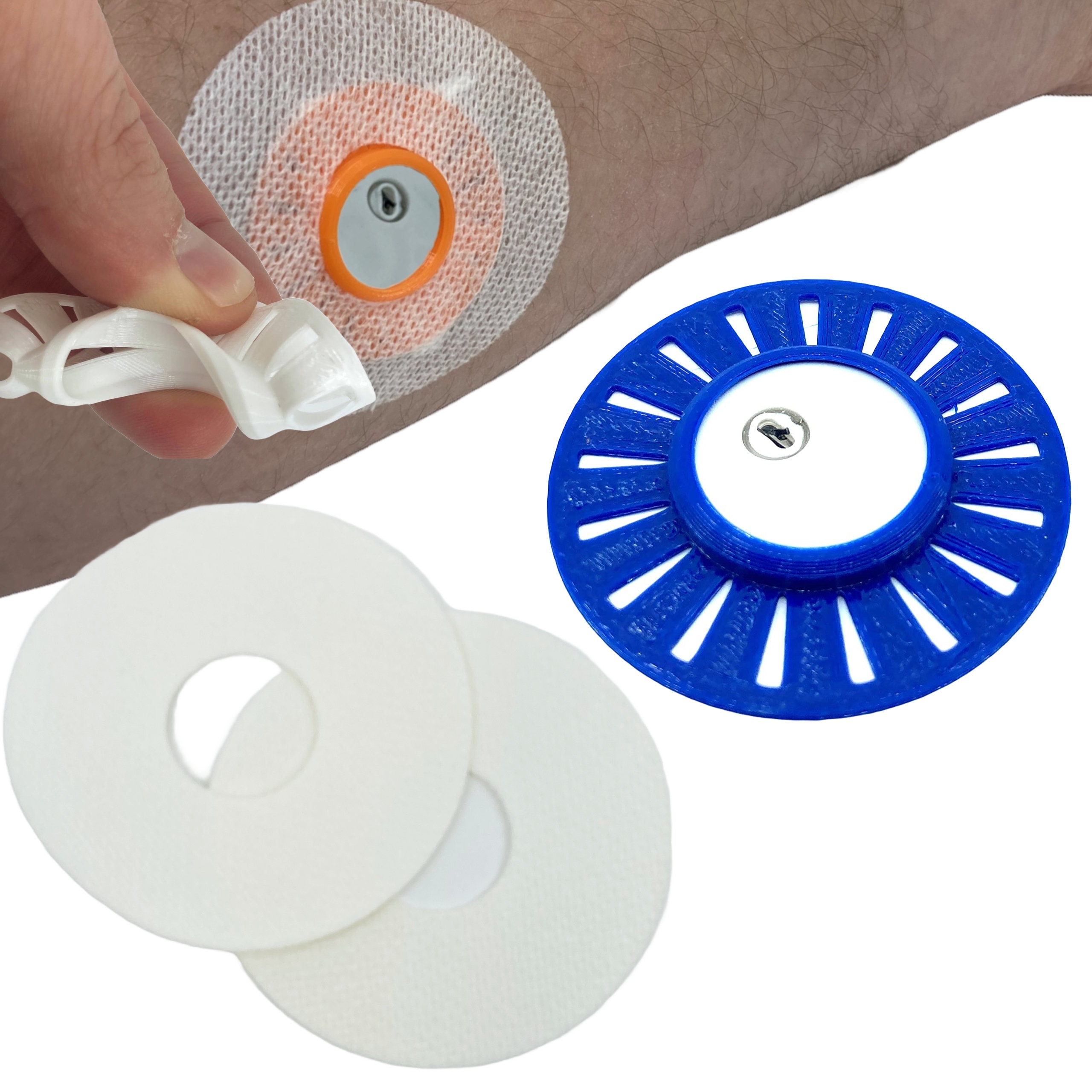 10 Pack PRECUT Medtronic CGM Adhesive Patches. Extend the Life of Your  Sensor Waterproof, Long Lasting and No Fray. 
