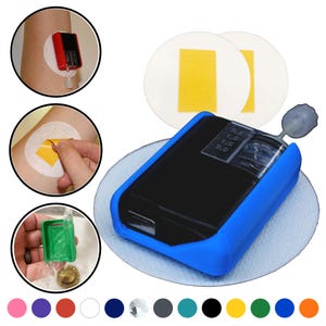 Pompe Tandem Mobi™ réutilisable et portable SugarShield™ | 2 patchs adhésifs en sucre | Protection hypoallergénique douce pour la peau | Durable et sécurisé