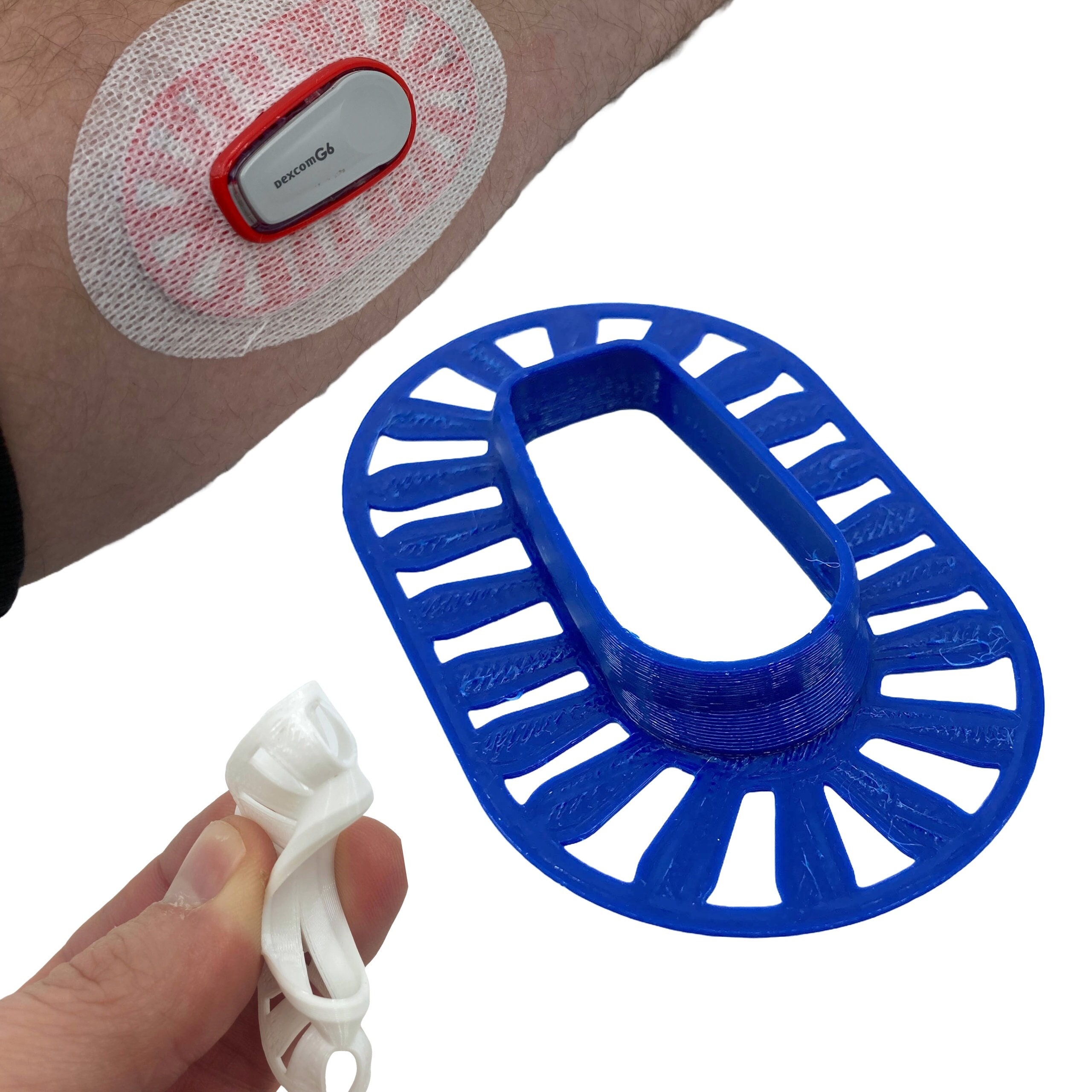 100 Pcs Adhesive Patch Sensor Covers CGM Sensor Patches Waterproof and  Sweatproof Pre Cut Adhesive Tape for Skin Continuous Glucose Monitor  Protection