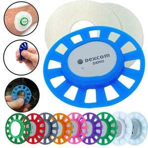 Dexcom G7 & Stelo GripShield® Bump Protector, Reusable Protection Cover, Flexible, Sensor, Reusable-Includes 2 Sample Overlay Patches