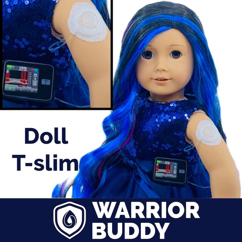 Tandem X2 Pump WarriorBuddy™ Accessory Set With Mini Overlay Patches for 18-Inch Doll Companions Doll Not Included image 1