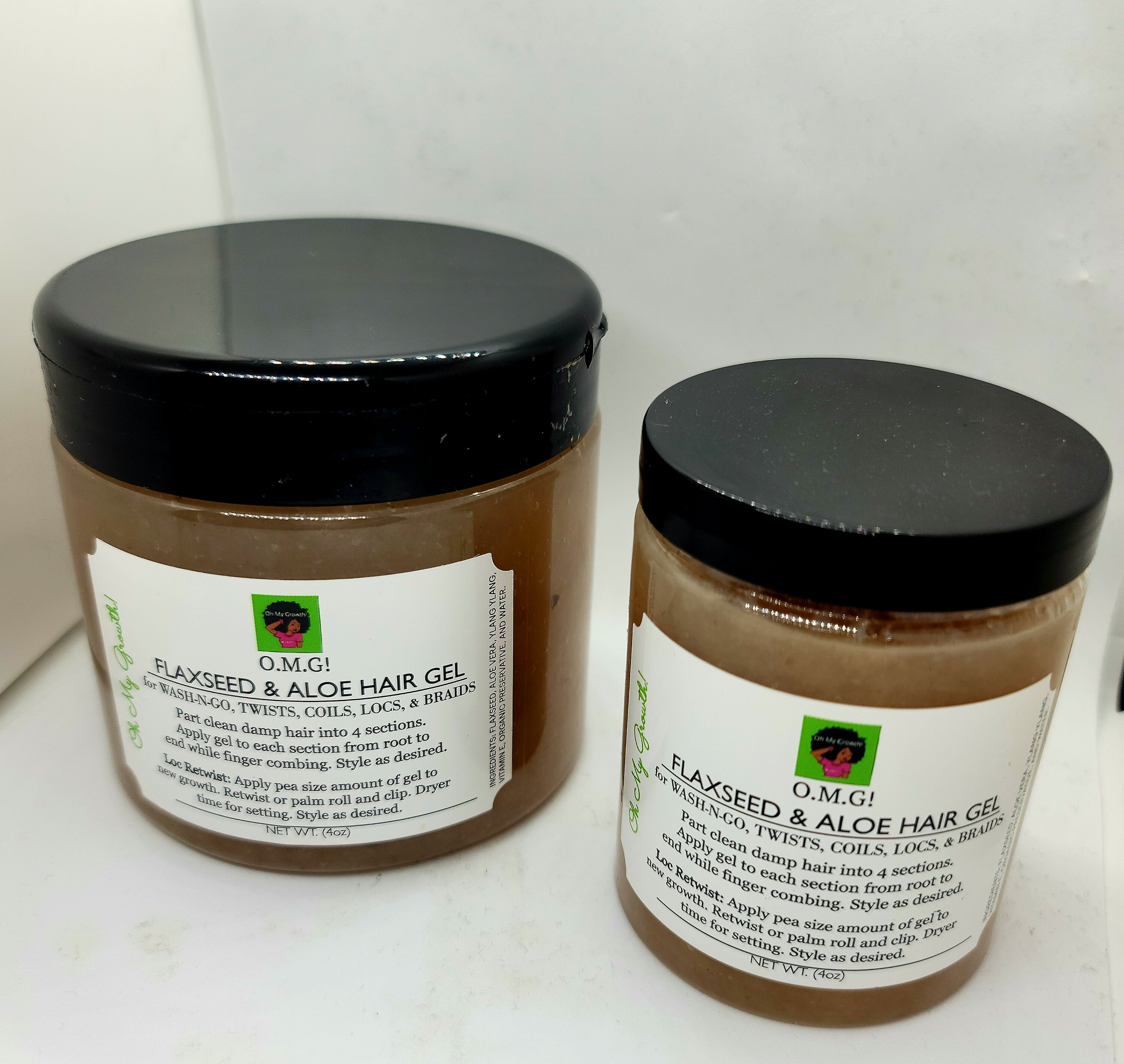 8 oz de semillas de lino & Gel para el cabello de Aloe Etsy