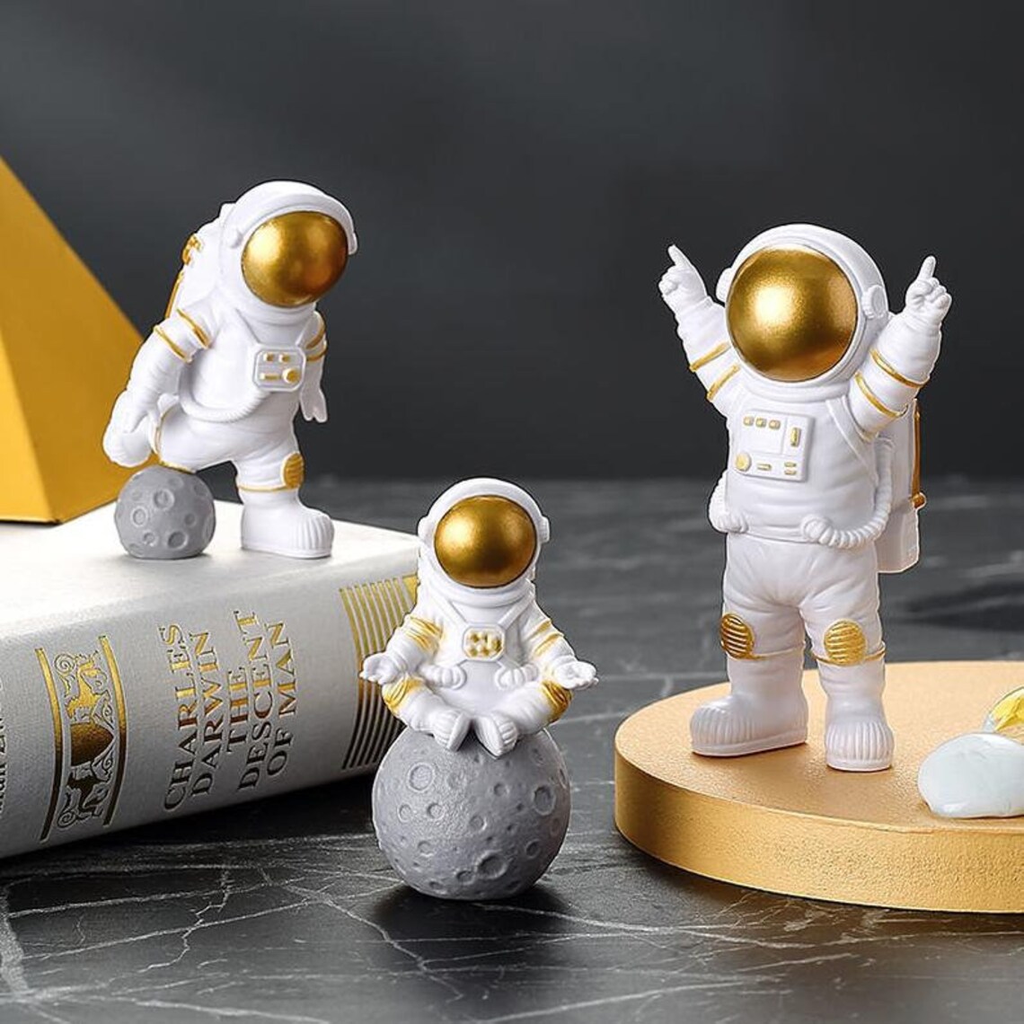 3pcs Astronaut Figure Action Figure Nordic Decor Beeldje Etsy