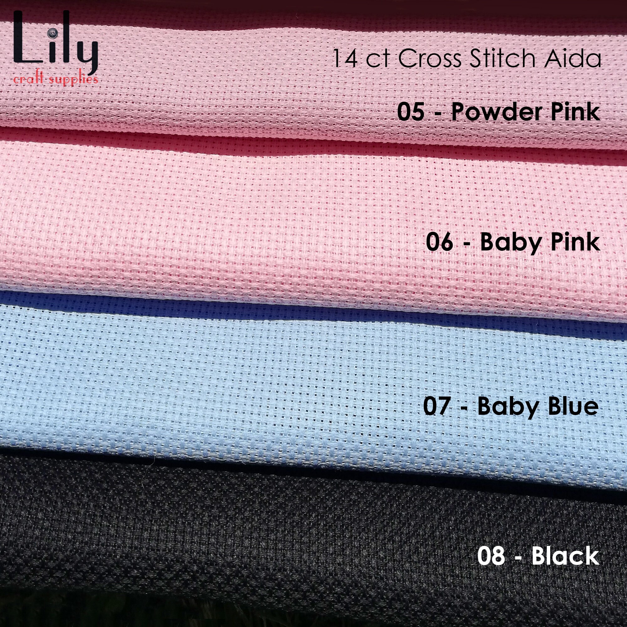 14ct Aida Cross Stitch Fabric 14 Count 100 cotton fabric Etsy