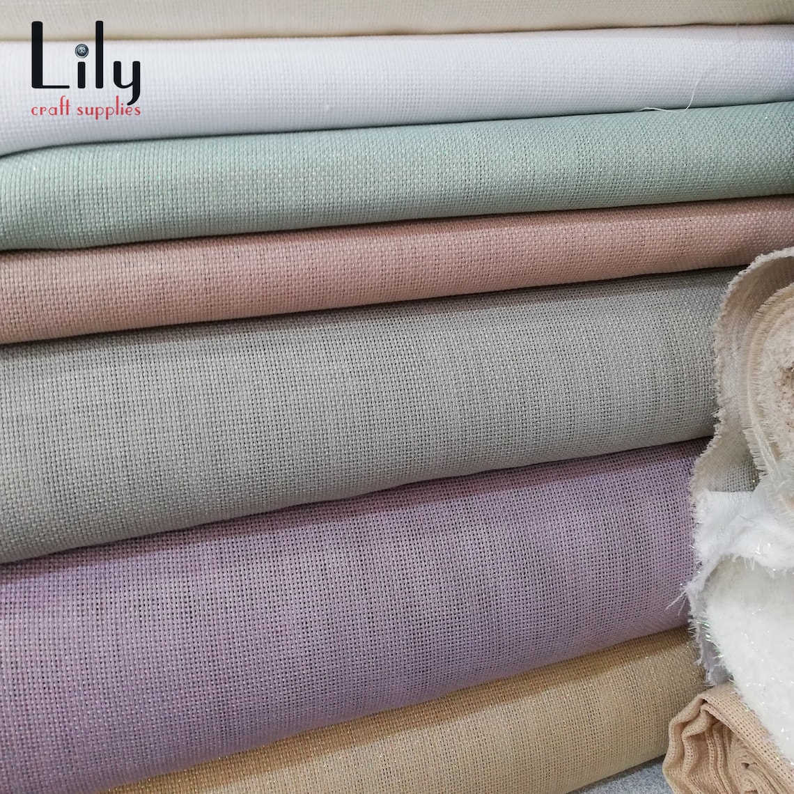 16 ct Cross Stitch Fabric Evenweave Embroidery Fabric with a Etsy