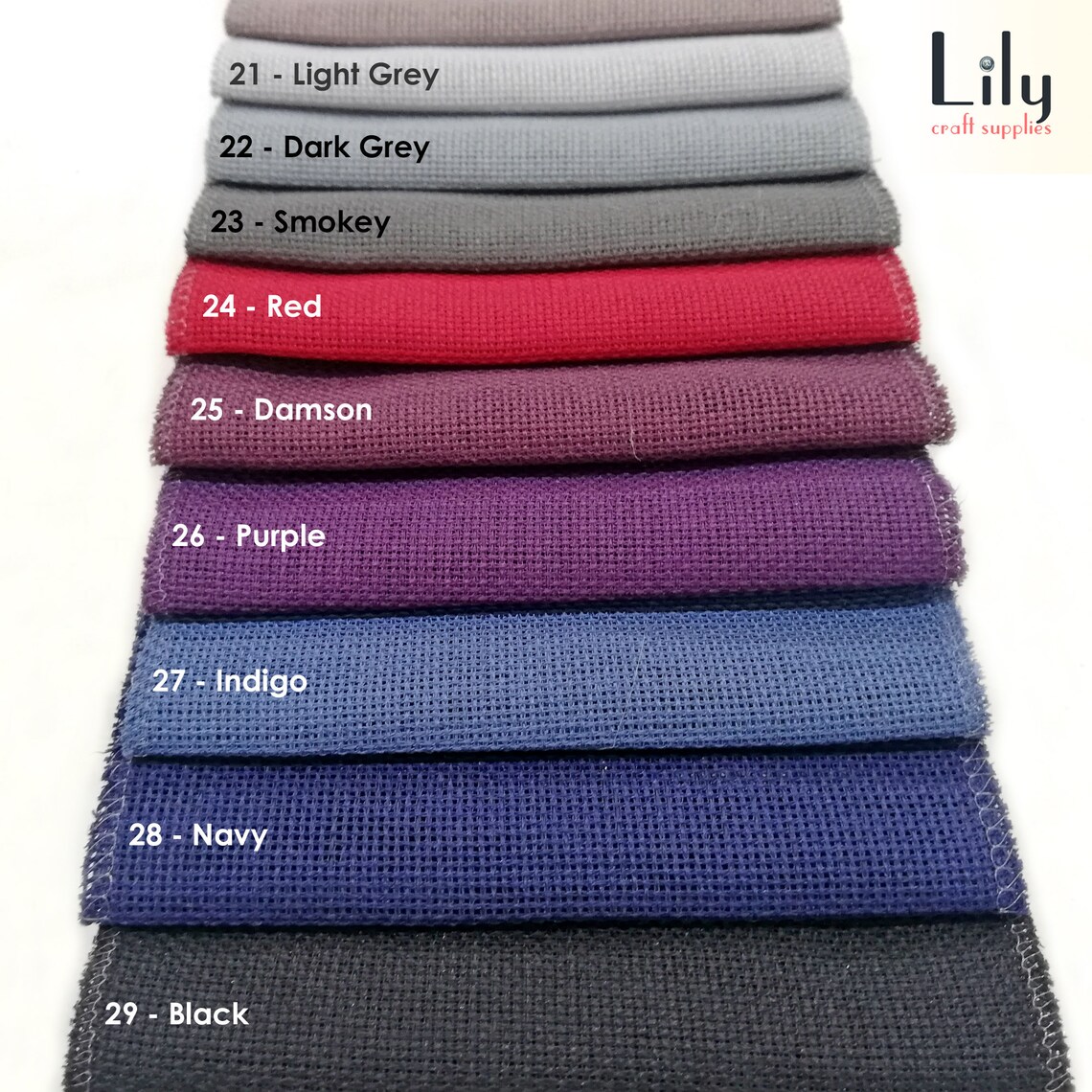 Cross Stitch Fabric 16 Count Embroidery Fabric With a Linen Etsy