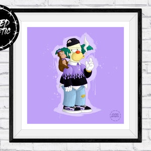 bart simpson hypebeast poster