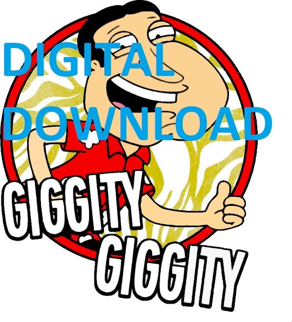 Glenn Quagmire giggity Giggity SVG Cut File Etsy UK