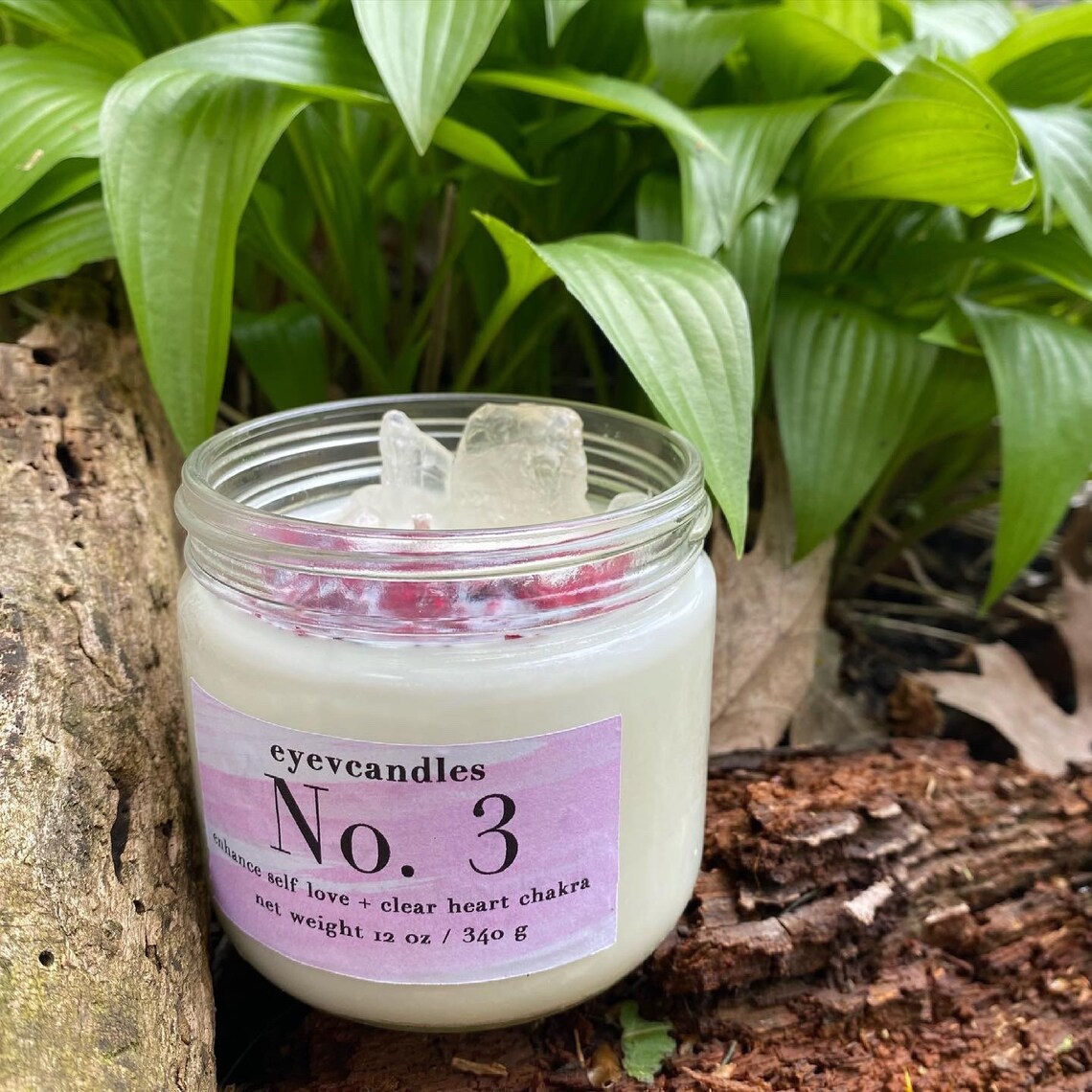 Positive Energy Candle Aromatherapy Candle Heart Chakra Clear Etsy