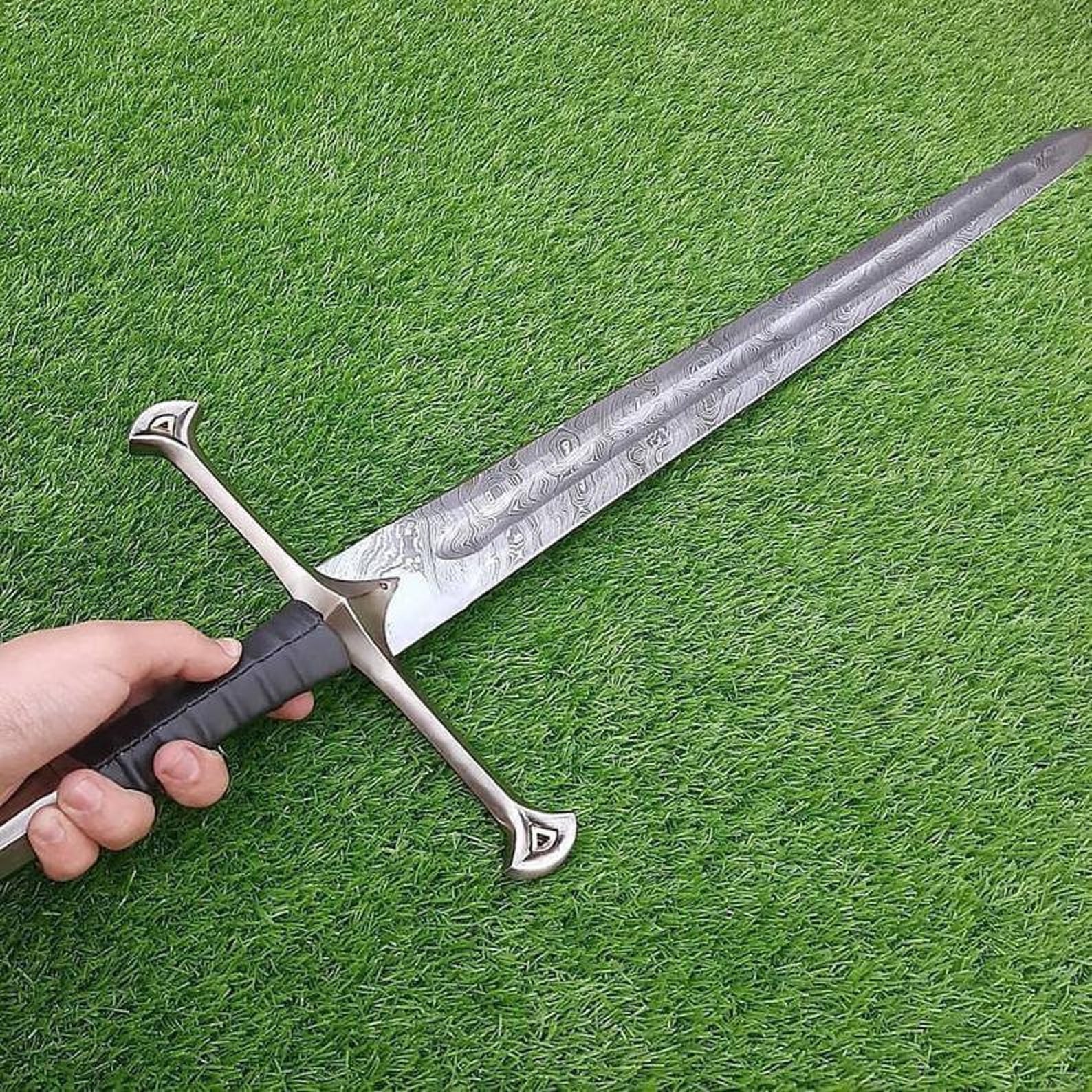 WIKINGER SCHWERT Geschenk Wikinger Mythologie Damast Stahl | Etsy