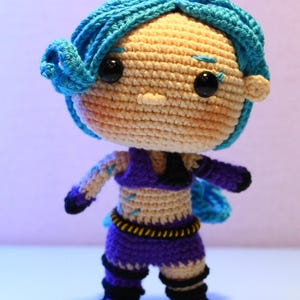 AMIGURUMI CROCHET JINX doll | Blue Haired Crazy Fighter Crochet Doll | Games Crochet Jinx | Arcane Jinx