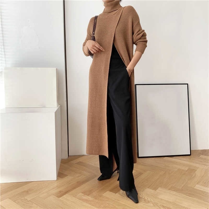 Womens long shop length jumpers