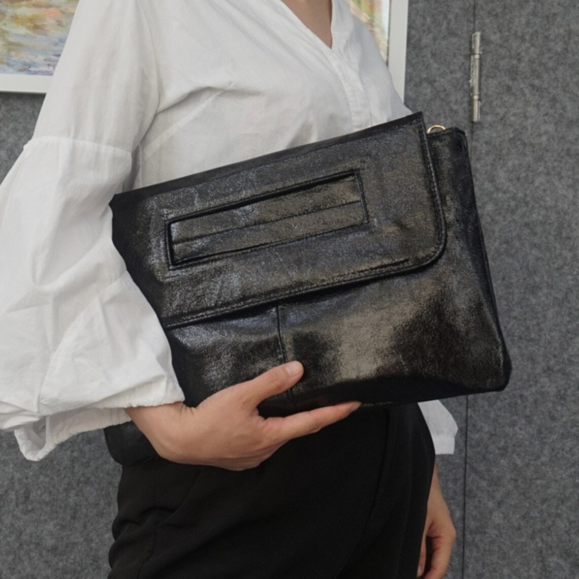 Large Envelope Clutch Bag Crossbody Bag Shoulder Bag Etsy UK