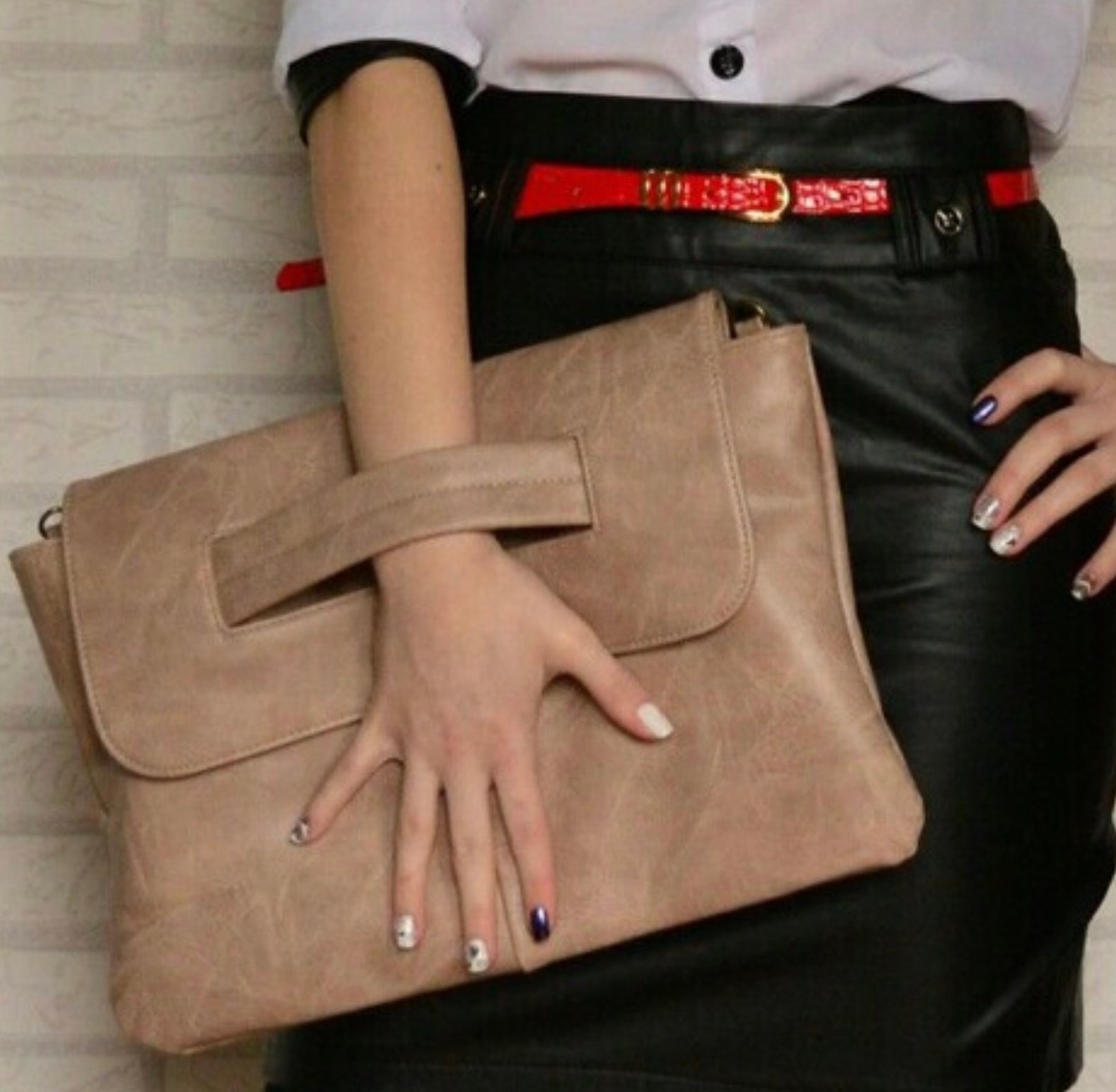 Large Envelope Clutch Bag Crossbody Bag Shoulder Bag Etsy UK