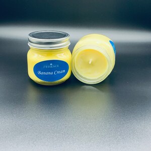 Banana Cream Vegan Soy Candle