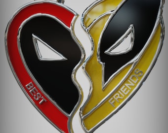 PPC | Wolverine and Deadpool Best Friends Pendant | 3D Printable | STL Files