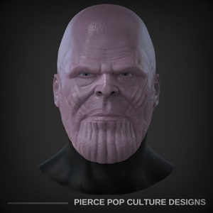 PPC | MCU Thanos Helmet / Mask | 3D Printable | STL Files