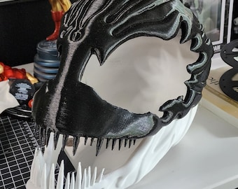 Carnage Bagley Style | Marvel Inspired | Raw 3D Printed Helmet Kit | Wearable Cosplay Piece