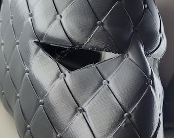 Schokkend | Op Marvel geïnspireerd | Onbewerkte 3D-geprinte helmkit | Draagbaar cosplaystuk