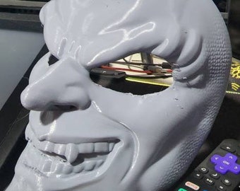 PPC PRINTS | Green Goblin Comic V2 | Raw 3D  Printed Mask Kit (Mask & Ears Only)