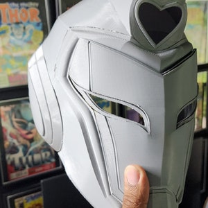 Iron Heart Comic Inspired  | Raw 3D Printed Helmet Kit | Wearable Cosplay Piece