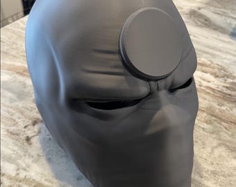 Máscara Lunar del Cazador – Casco de cosplay impreso en 3D (sin acabado) – Accesorio portátil inspirado en Marvel