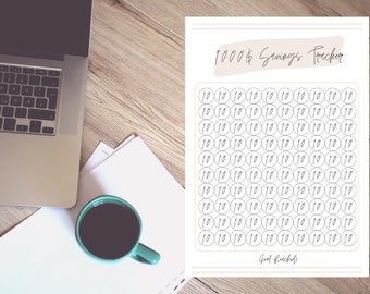 10 Dollars Savings Tracker | Savings Challenge | Savings Challenge | PDF Printable