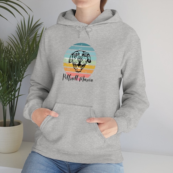 Pitbull mom hoodie hotsell