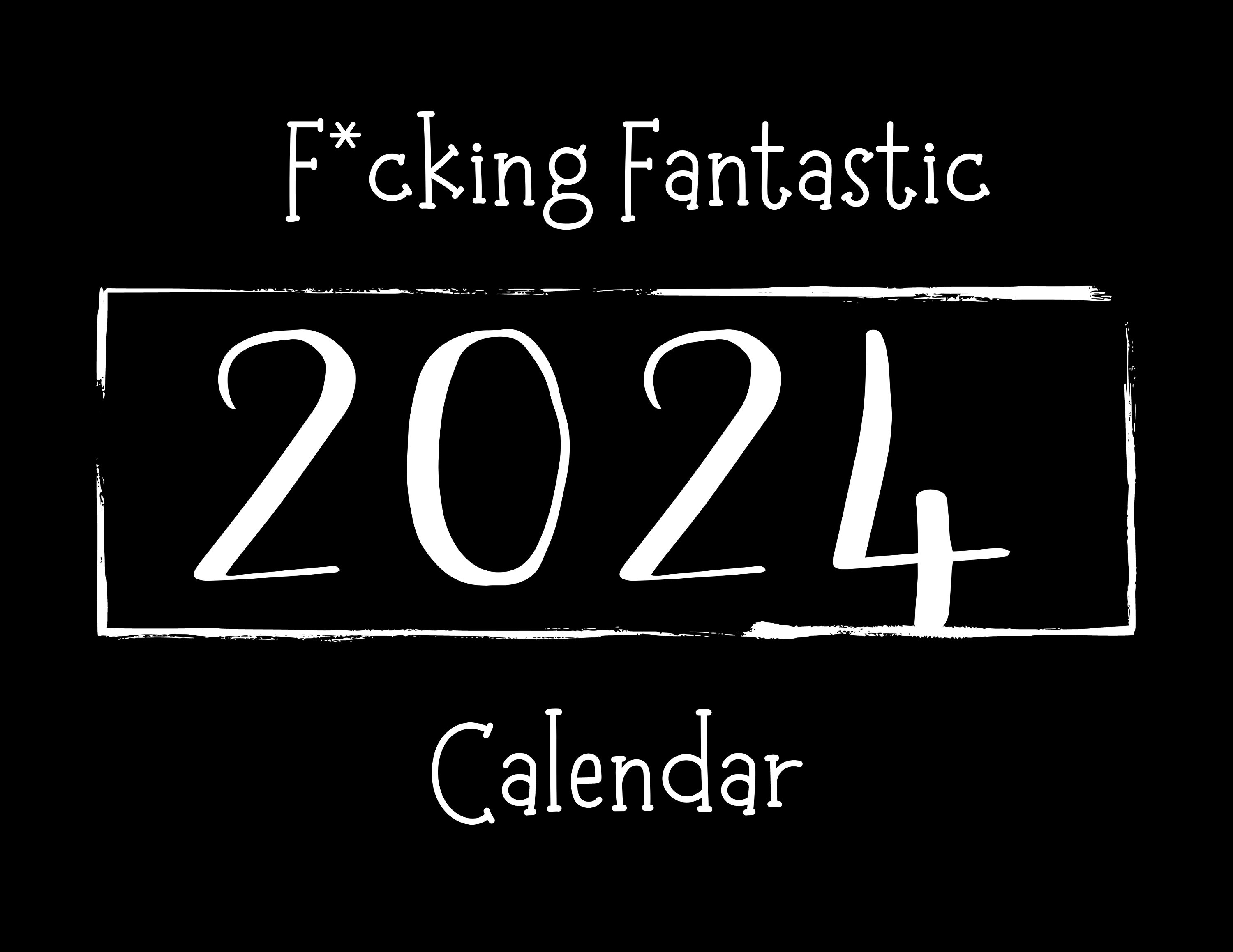 Funny Fuck It Wall Calendar 2024 pour les femmes fatiguées, Calendrier 2024  de janvier à décembre, Calendrier unique pour femmes pour la planification  / organisation