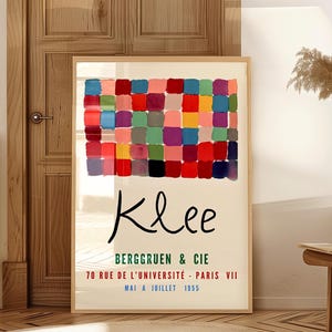 Póster de la exposición Paul Klee: Arte moderno de mediados de siglo (descarga digital)