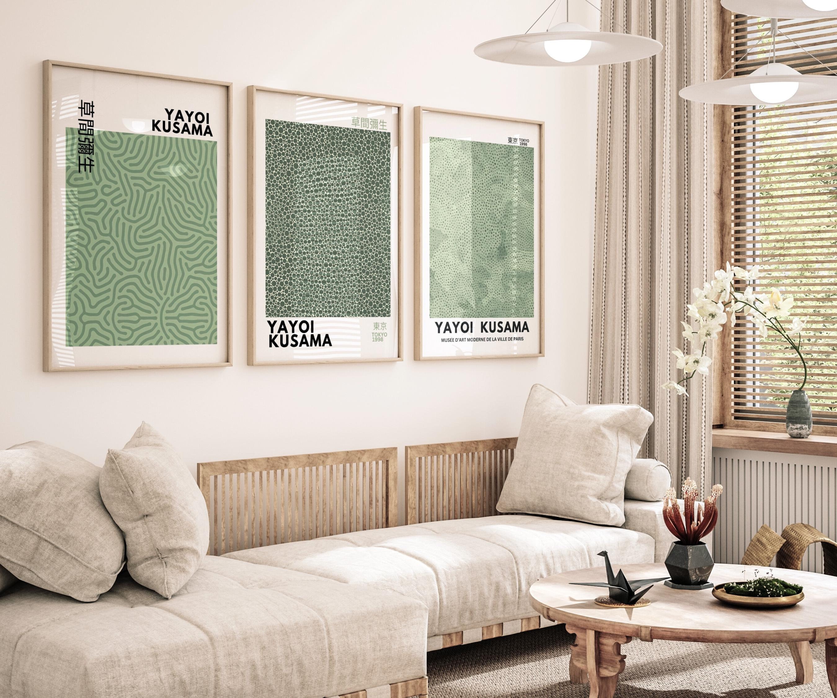 Green Kusama Print - Etsy