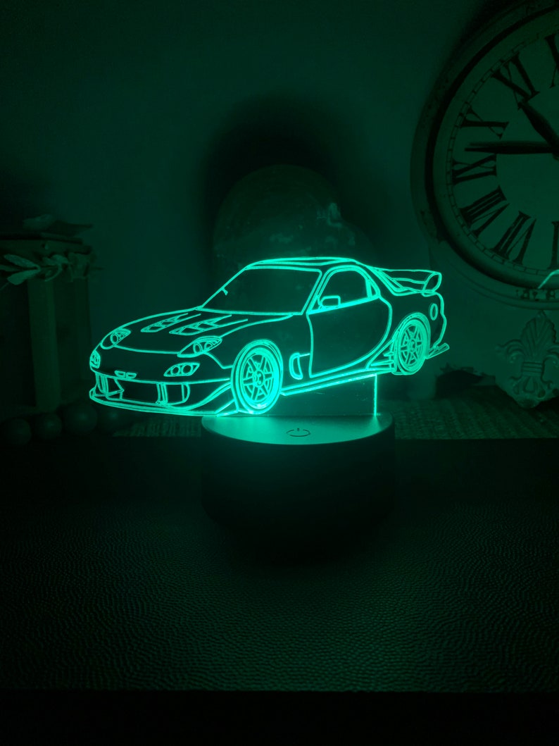 3D JDM Car Lamprx7 Style Etsy