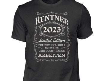 Rentner 2023 T-Shirt Ruhestand Pension Rente Geschenk Shirt