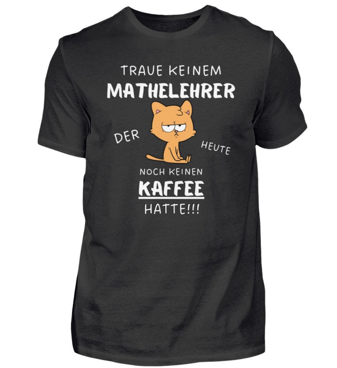 TShirt Mathelehrer lustiger Spruch Kaffee, Geschenk für Lehrer Shirt